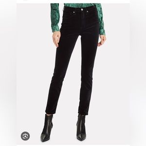 Veronica Beard Kate Velvet Skinny Jean